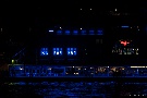 Hamburger Hafen in Blau