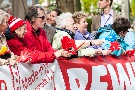 warten auf die Läufer