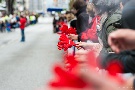 warten auf die Läufer