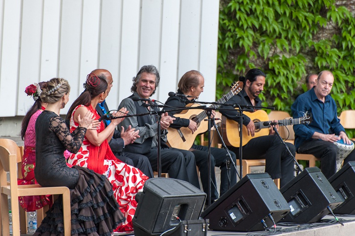 spanischer Tag und Flamenco