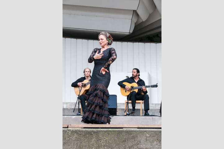 spanischer Tag und Flamenco