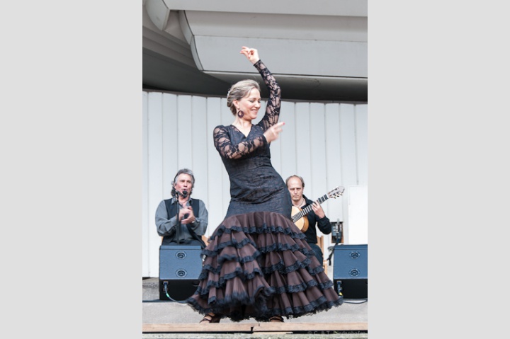 spanischer Tag und Flamenco