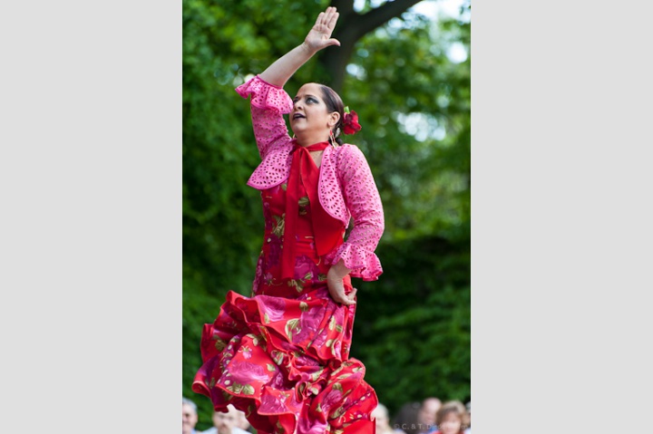 spanischer Tag und Flamenco