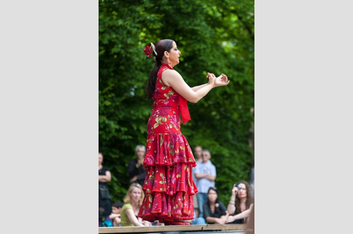 spanischer Tag und Flamenco