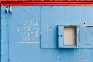 blauer container