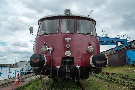 Triebwagen der alten Hafenbahn