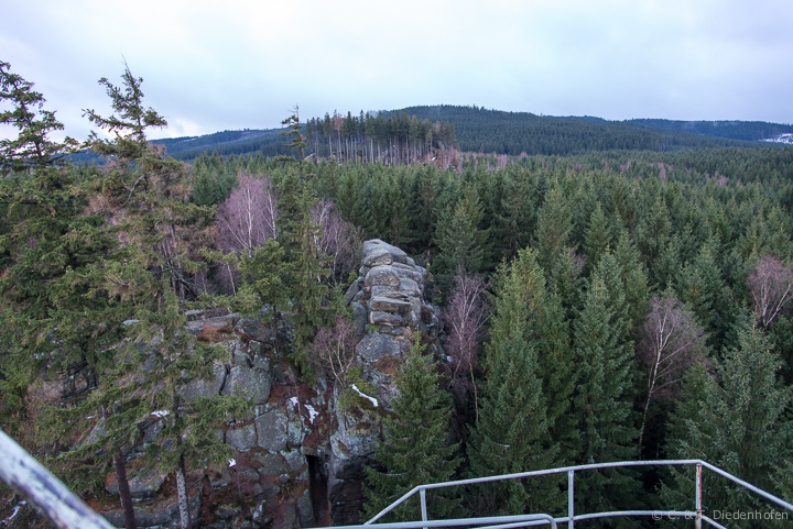 Blick vom Ottofelsen