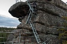 Auf- und Abgang am Ottofelsen