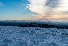 die Wolken kommen den Berg hinauf