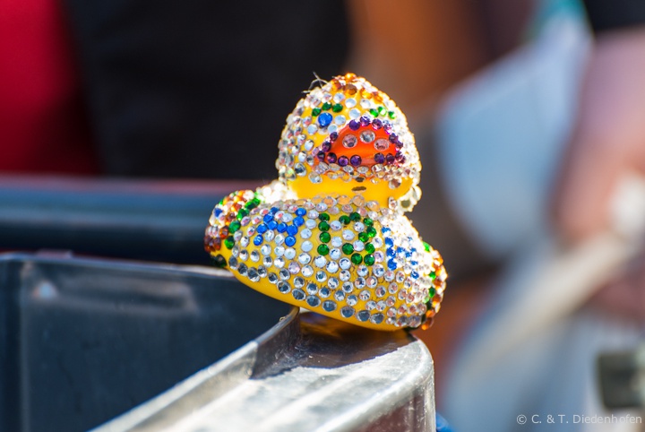 herausgeputztes Quietscheentchen...
