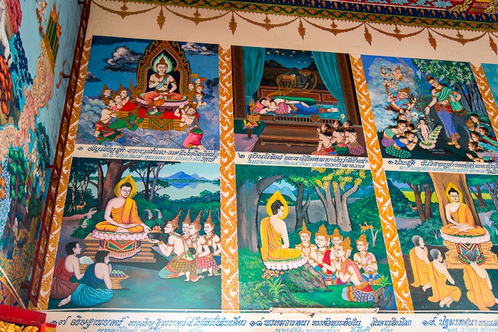 Wandmalereien im Wat