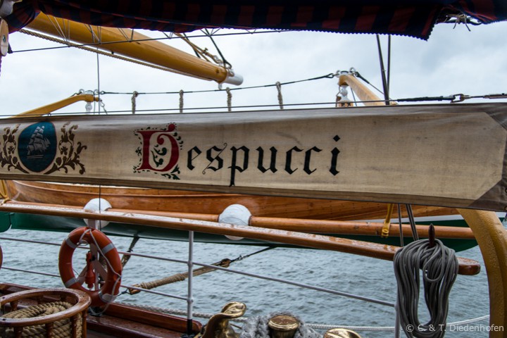 auf der Americo Vespucci