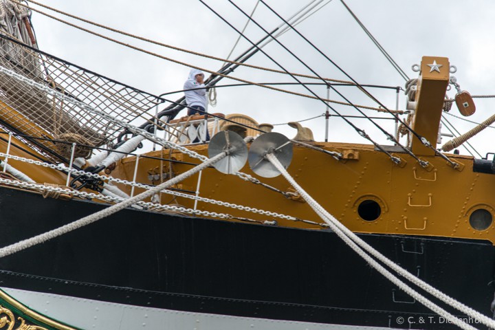 auf der Americo Vespucci
