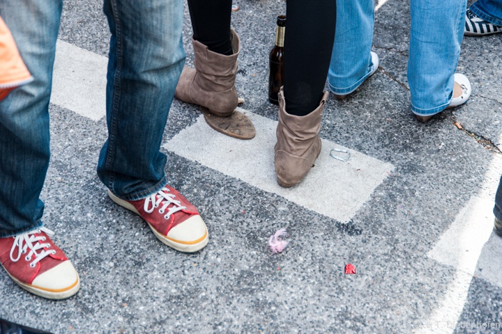 nicht alle Schuhe überleben