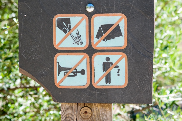 Verhaltensregeln im Park