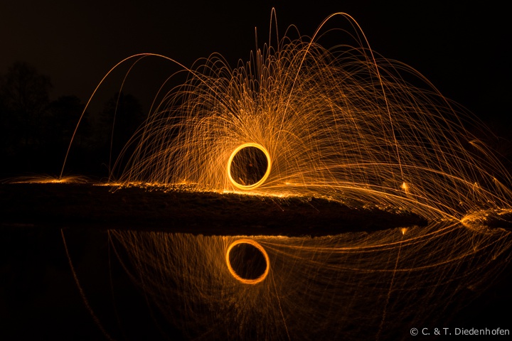 Lightpainting, Workshop und erste Versuche